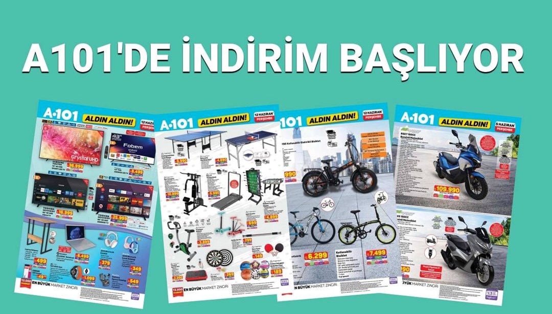 A101’de otomobil ürünleri, elektronik ev eşyaları ve teknoloji ürünleri satışa çıkıyor (A101 12 Haziran Perşembe aktüel kataloğu) - Son Dakika Ekonomi Haberleri