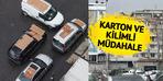 Kartonlarla, halılarla, montlarla, montlarla geldiler!  10 dakikada oldu