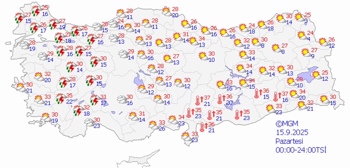 Meteoroloji yeni haftalık raporunu yayımladı: İstanbul dahil yağmur geliyor - görsel 8