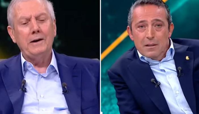 Stüdyoda gerilim bir anda arttı!  Aziz Yıldırım: "Alacağım yoksa şerefsiz olacağım" diyen Ali Koç isyan etti!Fenerbahçe