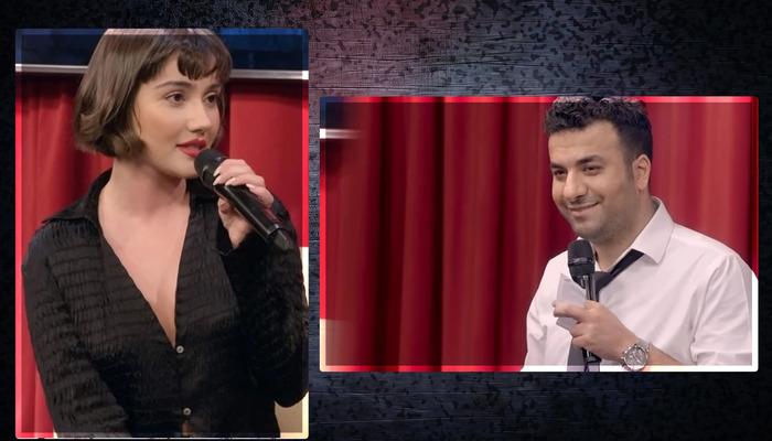 Sunucu Sevda Erginci açıkça "Hasan Can senin için biraz yürüdü" deyince...