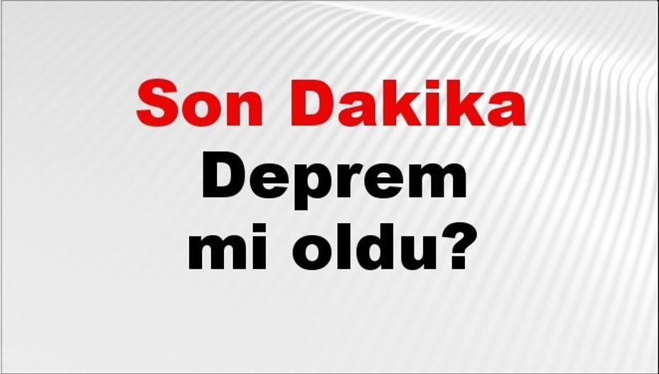 Son Dakika: Deprem Mi Oldu? AFAD'dan 4 Ocak 2026'da Son Gelişmeler!