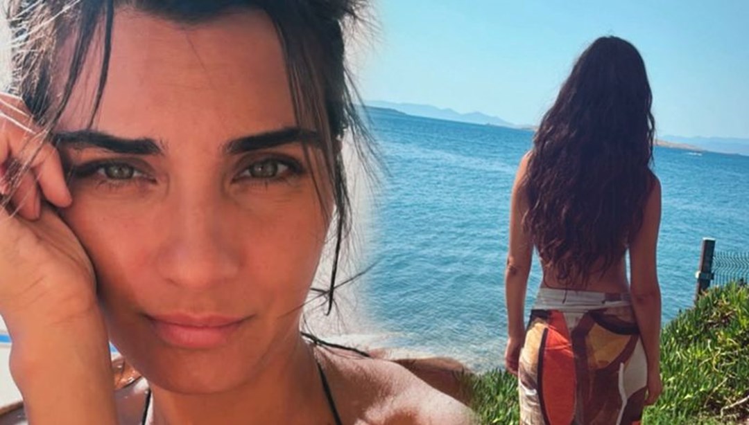 Tuba Büyüküstün'den Ayvalık pozları - Son Dakika Magazin Haberleri