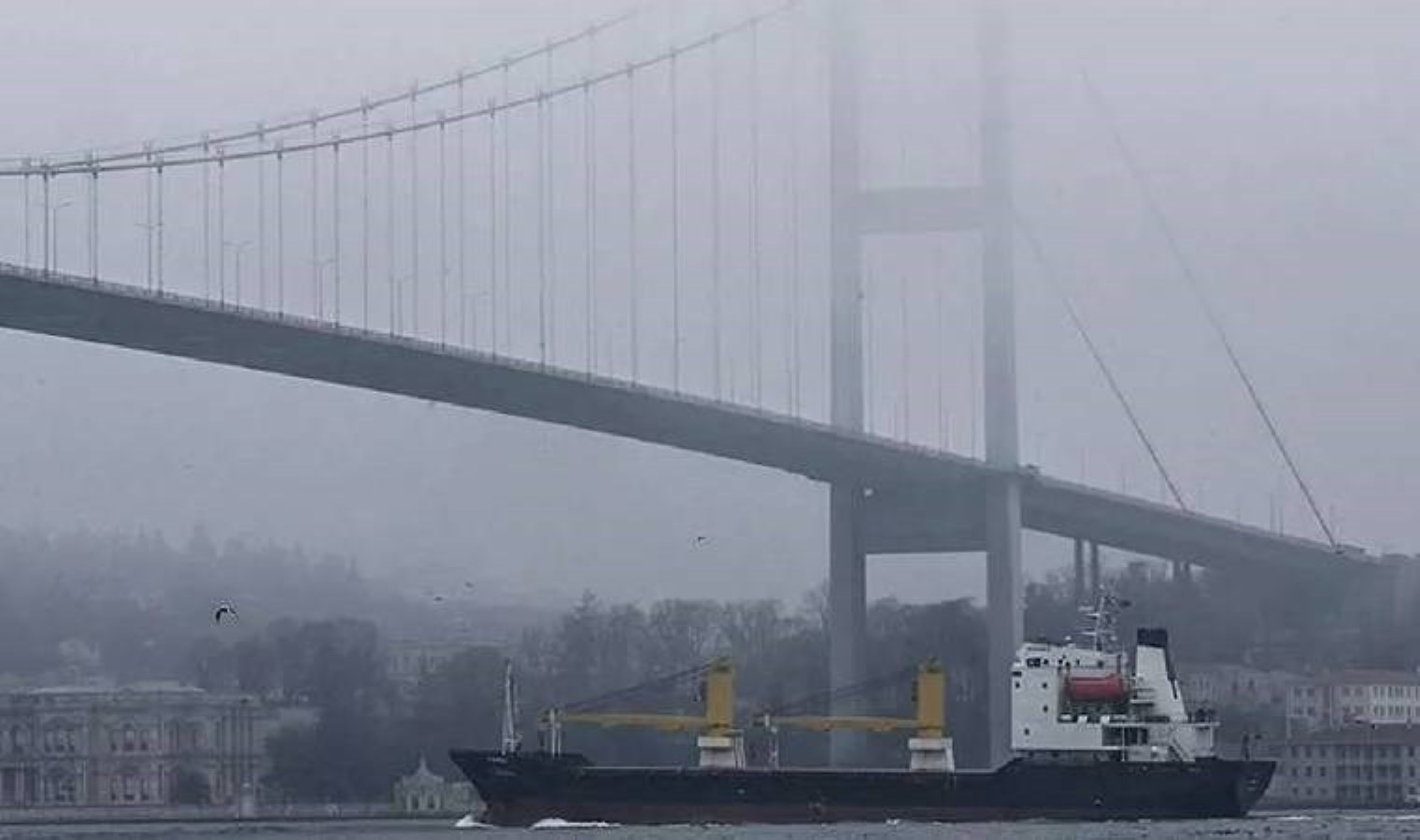 Boğaz'da gemi trafiği çift yönlü olarak durduruldu! - Türkiye'den son dakika haberleri