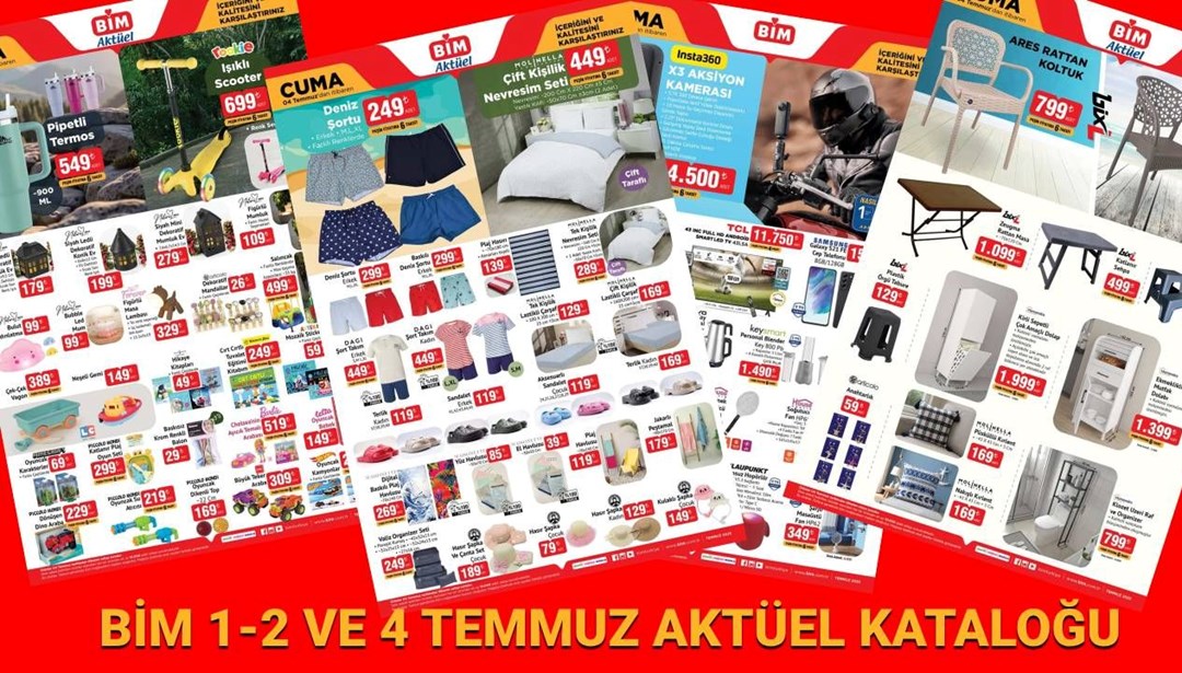 BİM 1-2-4 Temmuz Aktüel Kataloğu 2025: Sehpa, televizyon, çay makinesi, dikey süpürge ve doğrayıcı geliyor - Son Dakika Ekonomi Haberleri