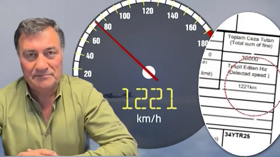 Trafikte Görülmemiş Hız Cezası: Formula 1 ve Yolcu Uçağından Hızlı Çıktı