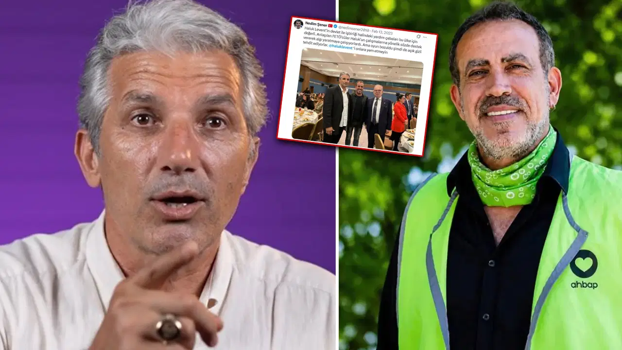 Ahbap'a destek verenleri 'devlet düşmanı' ilan eden Nedim Şener'in 2023'teki paylaşımları ortaya çıktı: 'Haluk Levent'i yem etmeyin'