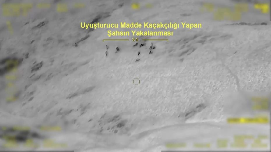 Hakkari'de İHA destekli operasyon. 253 kilo esrar ele geçirildi
