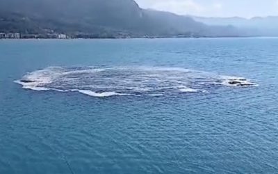 Kastamonu'da ilginç olay: Denizdeki kabarma vatandaşlarda panik yarattı