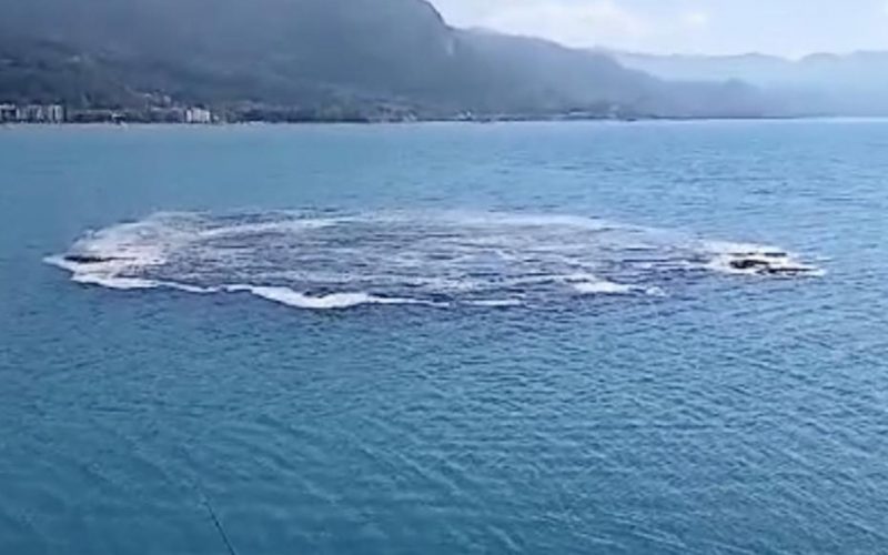 Kastamonu'da ilginç olay: Denizdeki kabarma vatandaşlarda panik yarattı