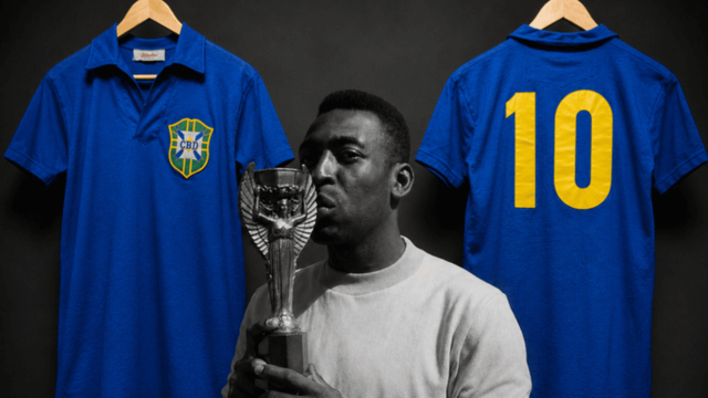 Antika Statüdeki Pele'nin 1958 Dünya Kupası Final Forması Rekor Fiyata Satıldı