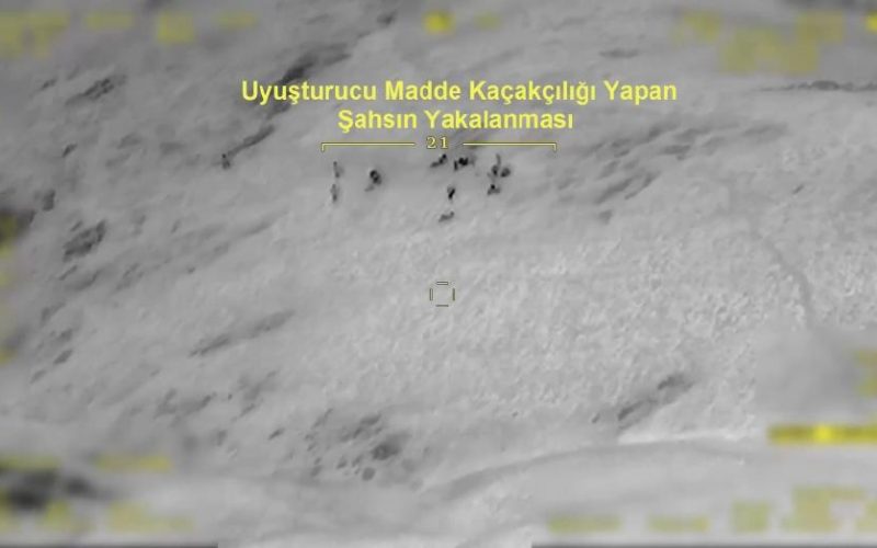 Hakkari'de İHA destekli operasyon. 253 kilo esrar ele geçirildi