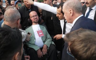 Cumhurbaşkanı Erdoğan, otobüsü durdurup yanına gitmişti. "Unutamayacağım bir an"