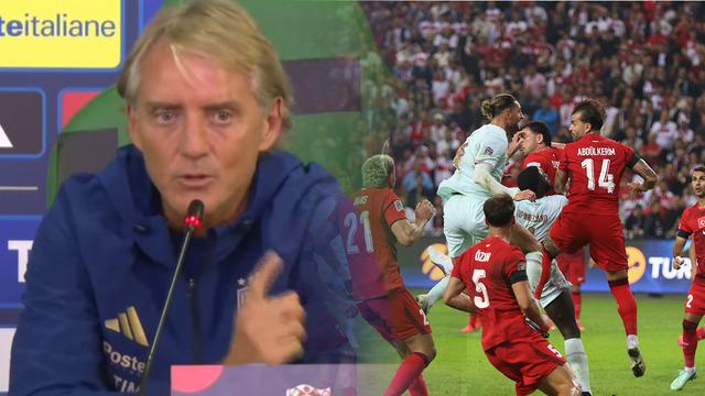 Türkiye Maçı Öncesi Mancini'yi Kızdıran Soru! Ortam Bir Anda Gerildi